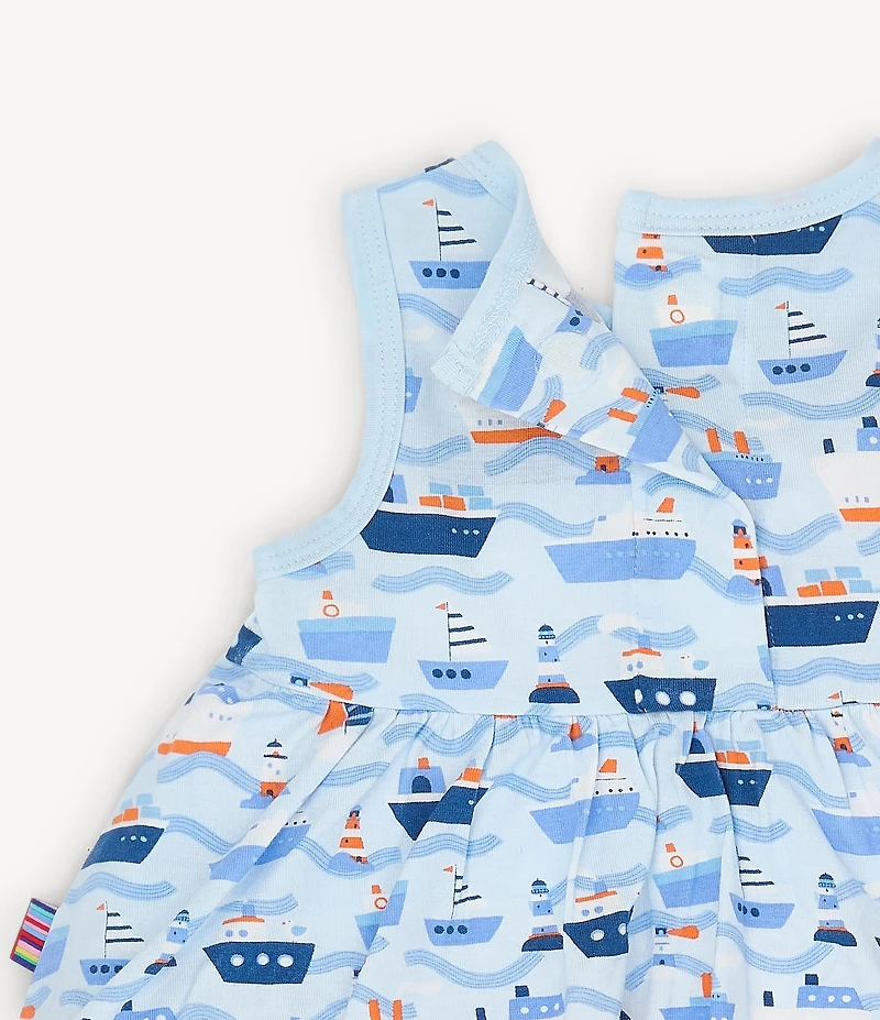 Magnetic Me Baby Girls Forever And All-Waves Sleeveless Top & Pull-on Shorts 2-Piece Set