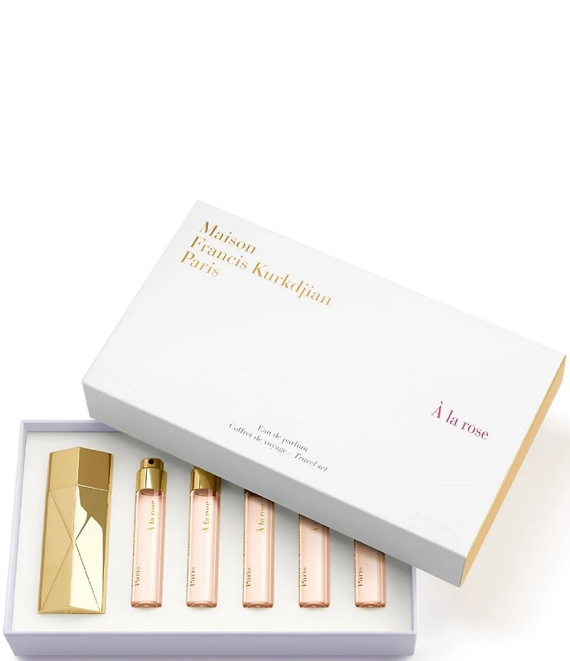 Maison Francis Kurkdjian A la rose 5-Piece Eau de Parfum and Travel Spray Case Travel Set