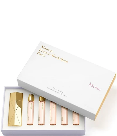 Maison Francis Kurkdjian A la rose 5-Piece Eau de Parfum and Travel Spray Case Travel Set