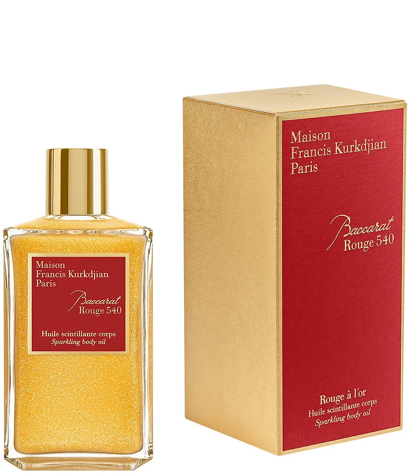 Maison Francis Kurkdjian Baccarat Rouge 540 Scented Sparkling Body Oil Limited Edition