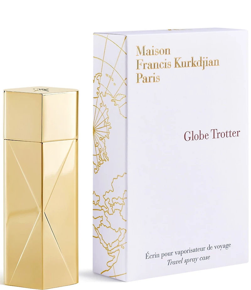 Maison Francis Kurkdjian Globe Trotter Gold Travel Spray Case