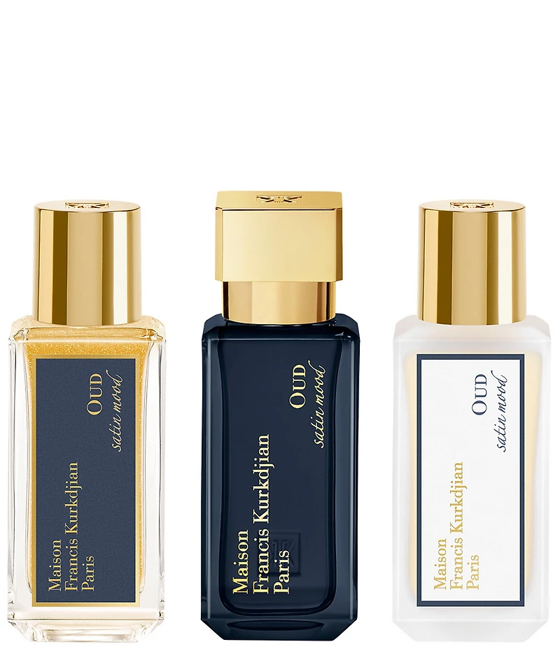 Maison Francis Kurkdjian OUD satin mood 3-Piece Fragrance Ritual Gift Set