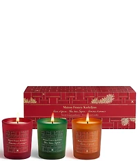 Maison Francis Kurkdjian Trio of Holiday Scented Candles Limited Edition Gift Set