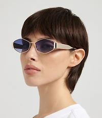 Marc Jacobs MARC496 Shi 55mm Geometric Sunglasses