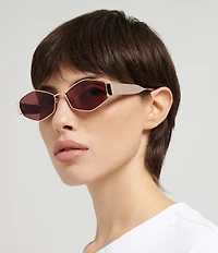 Marc Jacobs MARC496 Shi 55mm Geometric Sunglasses