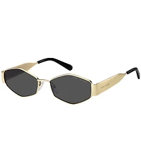 Marc Jacobs MARC496 Shi 55mm Geometric Sunglasses