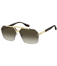 Marc Jacobs Unisex MARC 837/S 63mm Aviator Sunglasses