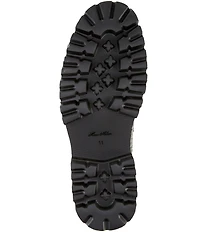 Marc Nolan Blake Croco Embossed Leather Bit Buckle Lug Loafers