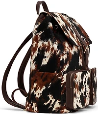 Marc Nolan Cow Print Pony Hair Soho Backpack