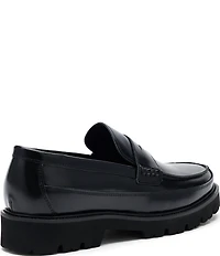 Marc Nolan Men's Adler Glazed Leather Penny Loafers