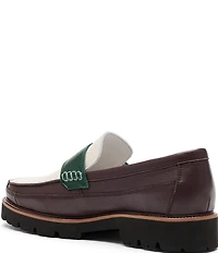 Marc Nolan Men's Adler Pebble Leather Penny Loafers