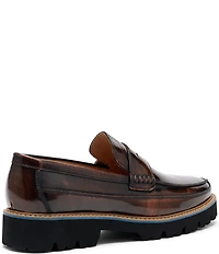 Marc Nolan Men's Adler Patent Leather Penny Loafers