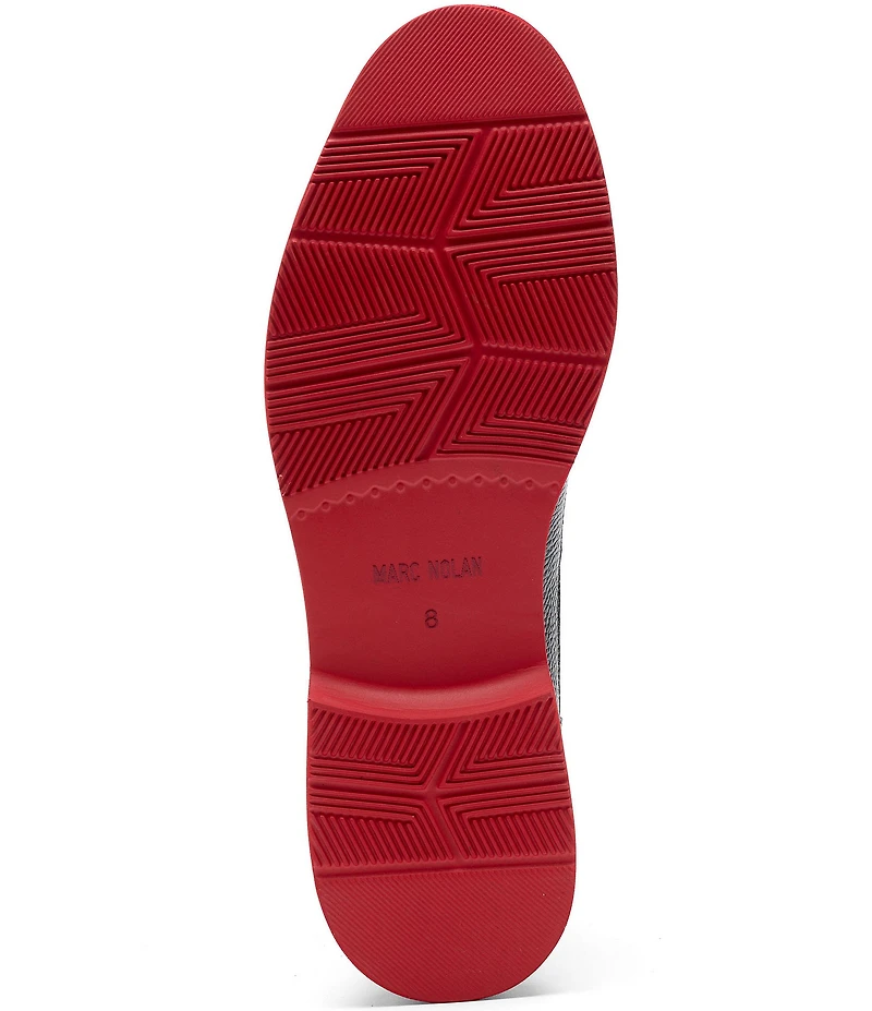 Marc Nolan Men's Aiden Pebble Leather and Suede Combat Boots