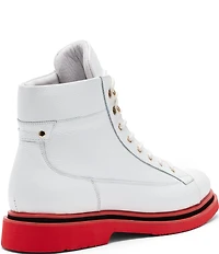 Marc Nolan Men's Aiden Pebble Leather Combat Boots