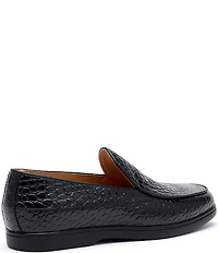 Marc Nolan Men's Alessandro Croco Embossed Leather Venetian Loafers