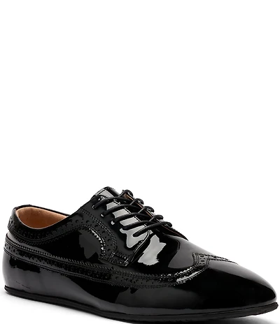 Marc Nolan Men's Alexander Ballerina Patent Leather Longwing Sneakers