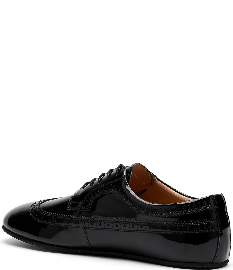 Marc Nolan Men's Alexander Ballerina Patent Leather Longwing Sneakers