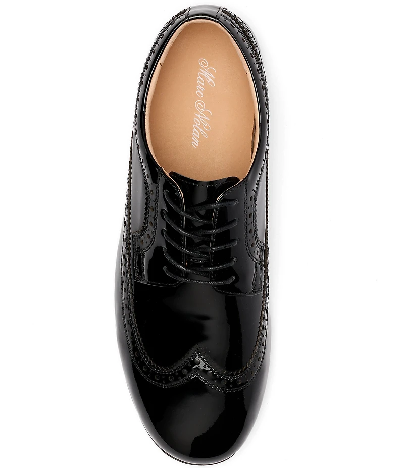 Marc Nolan Men's Alexander Ballerina Patent Leather Longwing Sneakers