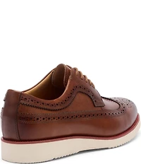Marc Nolan Men's Alexander Glazed Leather Longwing Brogue Oxfords