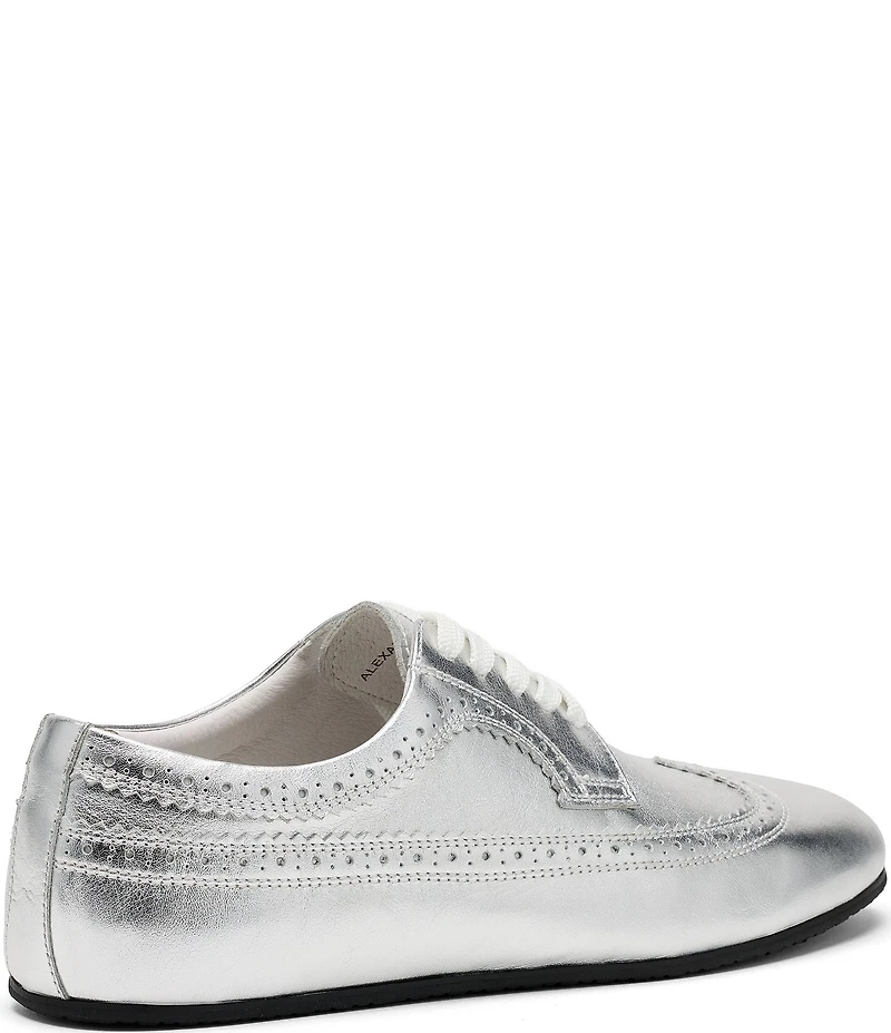 Marc Nolan Men's Alexander Leather Ballerina Longwing Sneakers