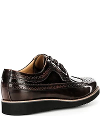 Marc Nolan Men's Alexander Patent Leather Longwing Brogue Oxfords