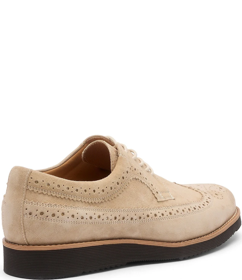 Marc Nolan Men's Alexander Suede Longwing Brogue Oxfords