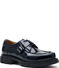 Marc Nolan Men's Atlas Patent Leather Buckle Hardware Derby Loafers