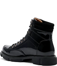 Marc Nolan Men's Atlas Patent Leather Strap Boots