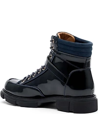Marc Nolan Men's Atlas Patent Leather Strap Boots