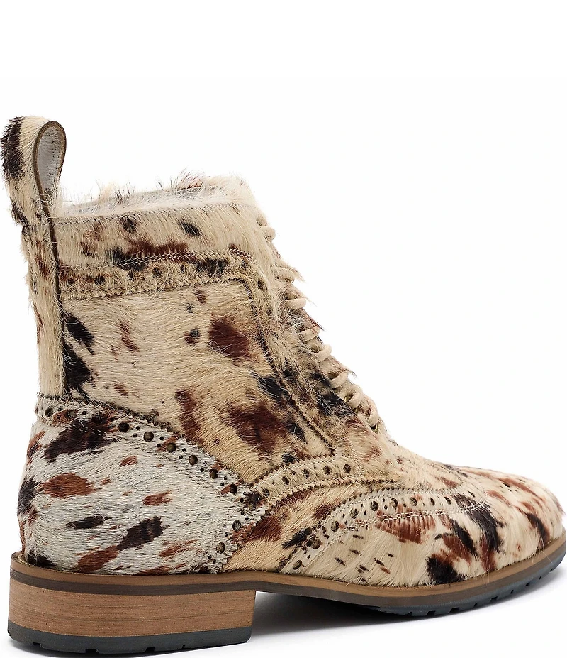 Marc Nolan Men's Belmont Appaloosa Brogue Wingtip Combat Boots
