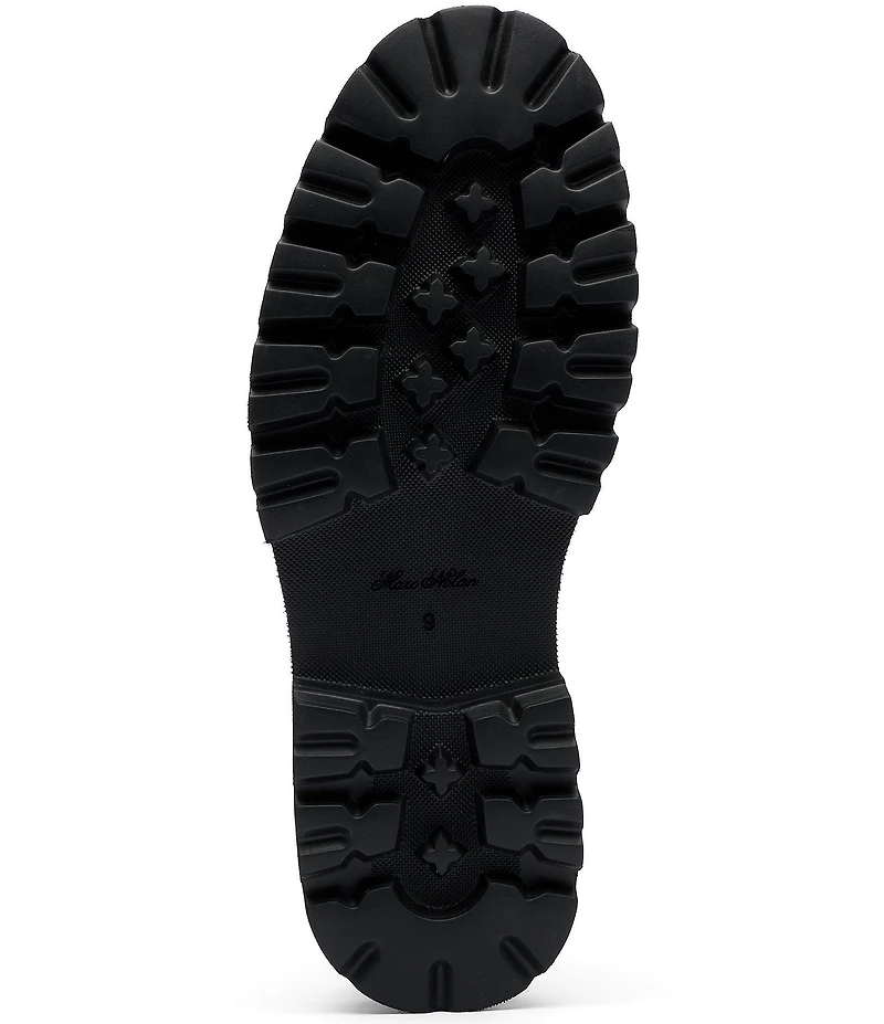 Marc Nolan Men's Blake Leather Bit Buckle Lug Loafers