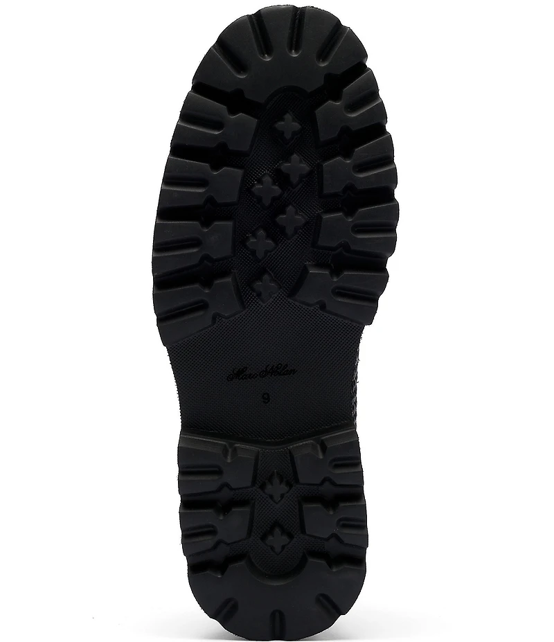 Marc Nolan Men's Blake Raffia Lug Bit Loafers