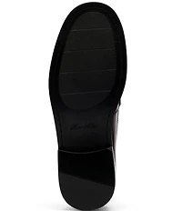 Marc Nolan Men's Boardwalk Raffia and Leather Horse-Bit Loafers