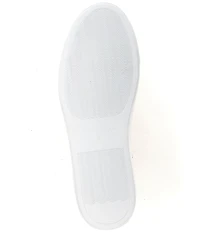 Marc Nolan Men's Boardwalk Woven Calfskin Leather Bit Buckle Slip On Sneakers