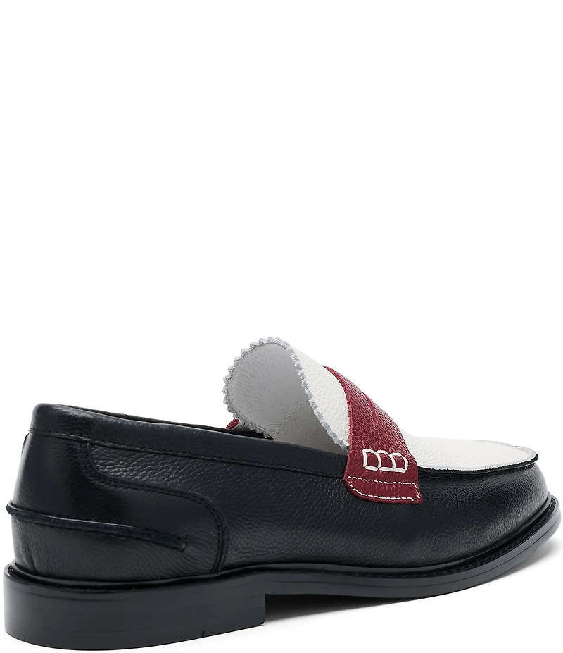 Marc Nolan Men's Calum Leather Penny Loafers