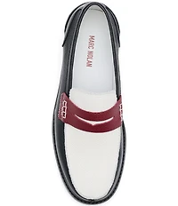 Marc Nolan Men's Calum Leather Penny Loafers