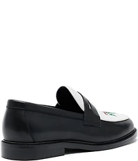 Marc Nolan Men's Calum Leather Rose Penny Loafers