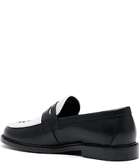 Marc Nolan Men's Calum Leather Rose Penny Loafers