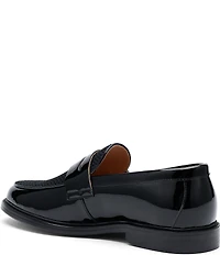 Marc Nolan Men's Calum Patent Leather and Mesh Penny Loafers