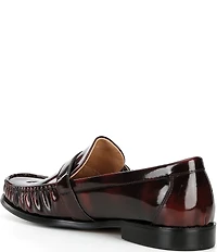 Marc Nolan Men's Cato Patent Leather Buckle Hardware Loafers