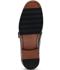 Marc Nolan Men's Cato Pebble Leather and Suede Buckle Hardware Loafers