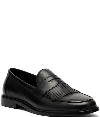 Marc Nolan Men's Clint Calf Leather Kiltie Penny Loafers