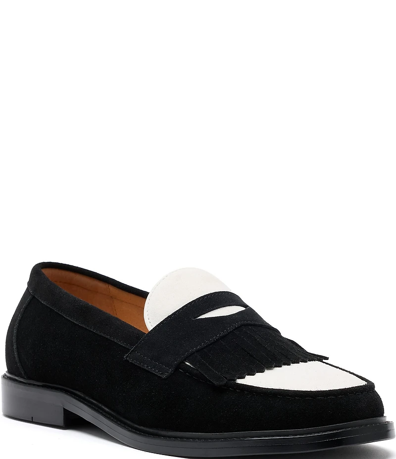 Marc Nolan Men's Clint Suede Kiltie Loafers