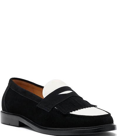 Marc Nolan Men's Clint Suede Kiltie Loafers