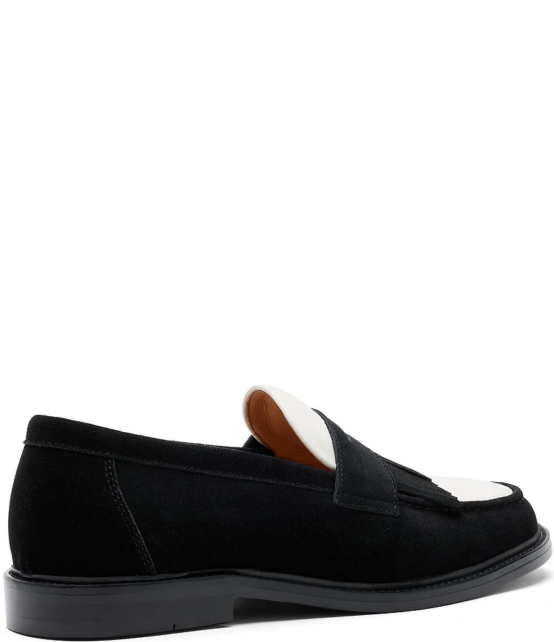 Marc Nolan Men's Clint Suede Kiltie Loafers