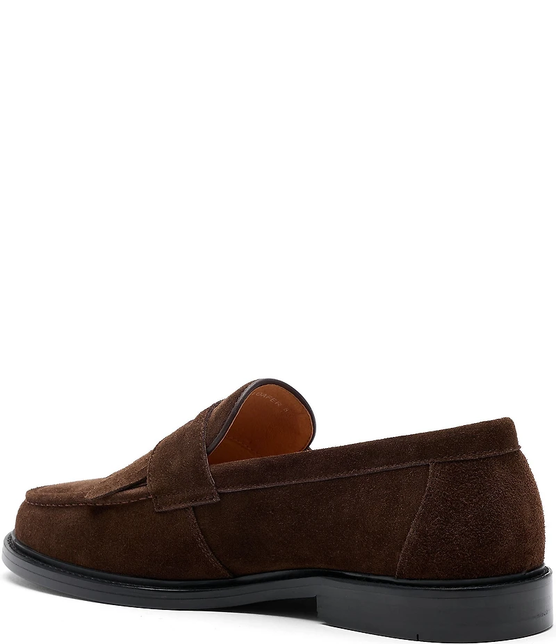Marc Nolan Men's Clint Suede Kiltie Penny Loafers