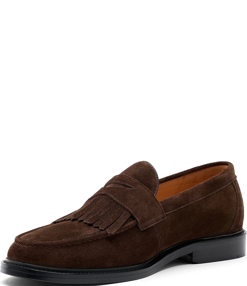 Marc Nolan Men's Clint Suede Kiltie Penny Loafers