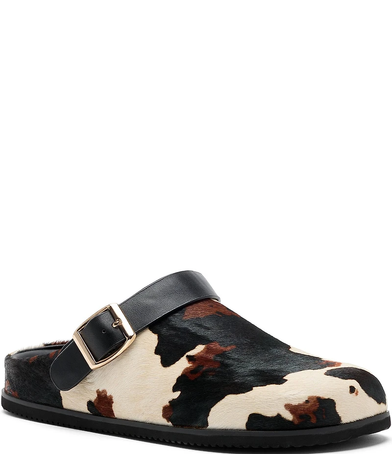 Marc Nolan Men's Solana Cow Print Backstrap Clogs