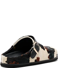 Marc Nolan Men's Solana Cow Print Backstrap Clogs