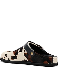Marc Nolan Men's Solana Cow Print Backstrap Clogs